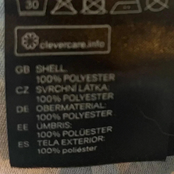 NWT polyester wide leg pants-size 8 - Picture 5 of 5